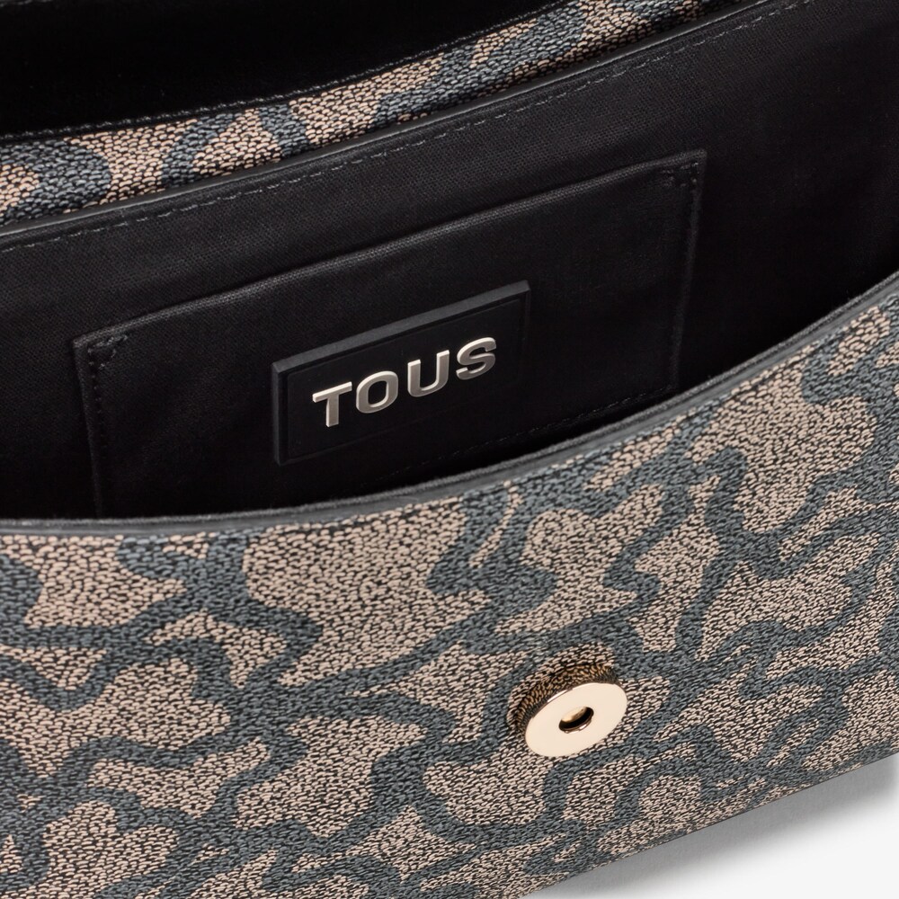 Bandolera peque&ntilde;a negra Kaos Icon