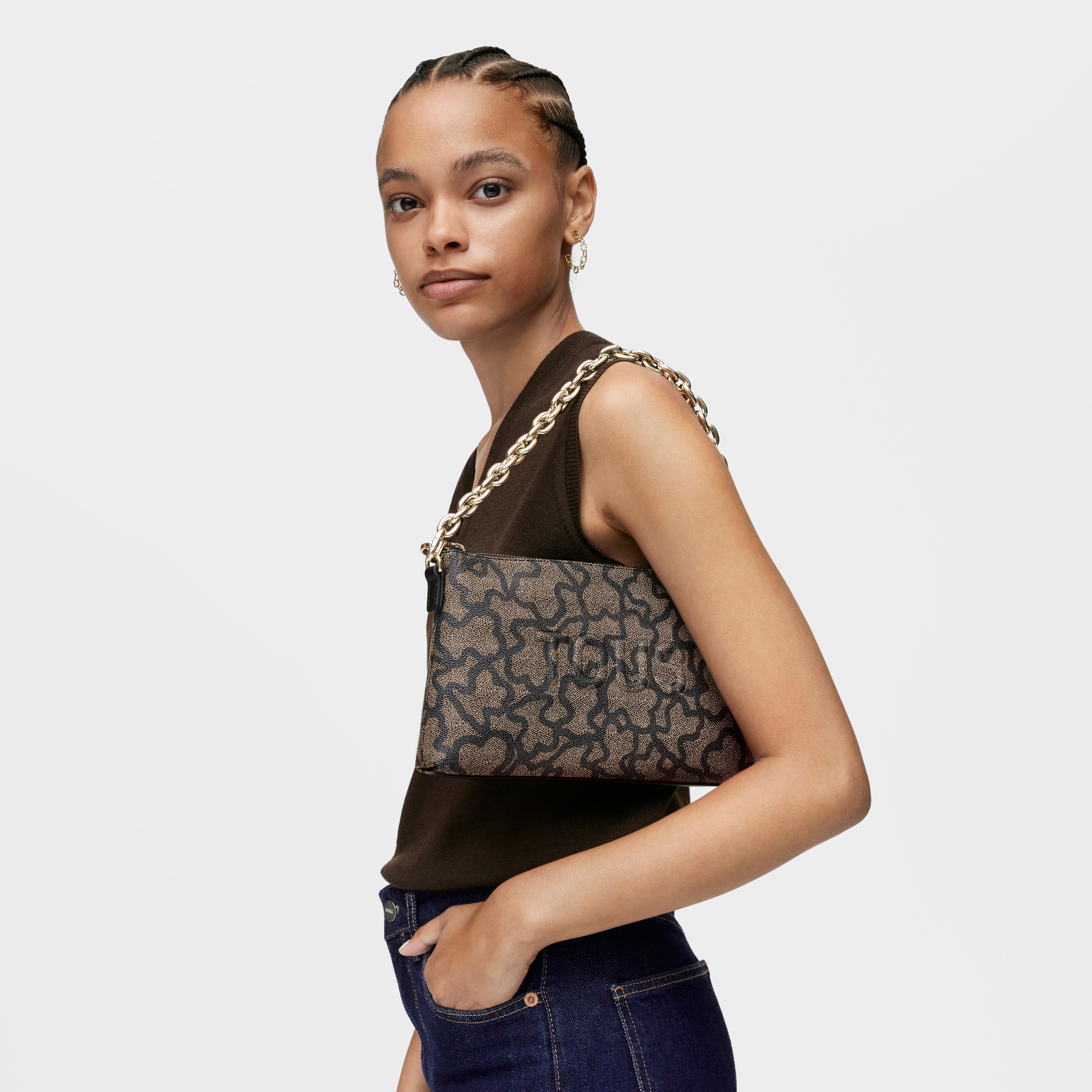 Black Kaos Icon Clutch