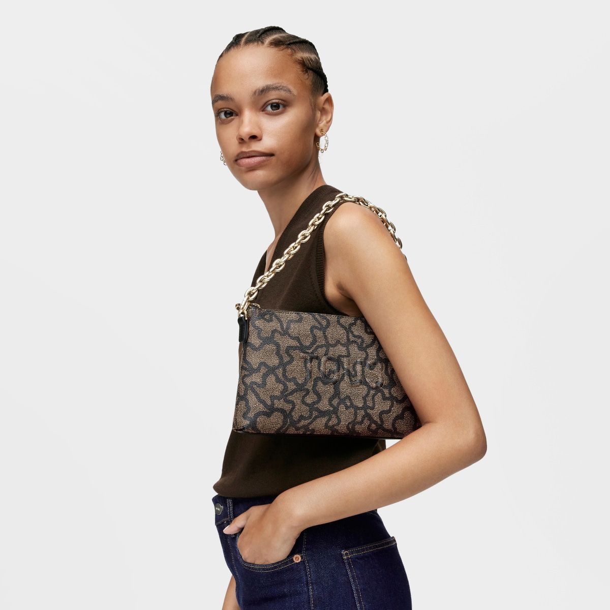 Black Kaos Icon Clutch