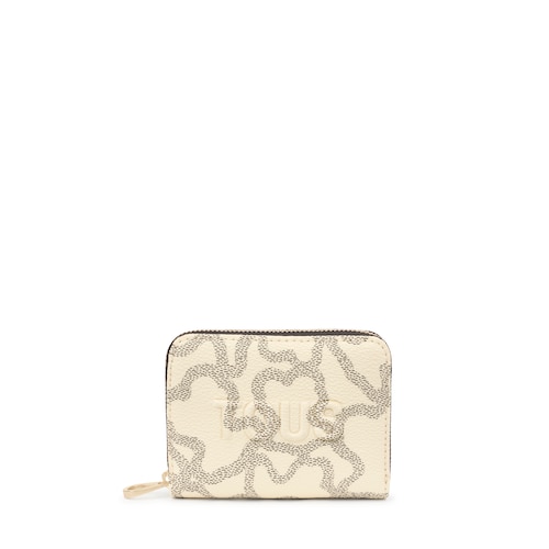 Porta-moedas Kaos Icon bege