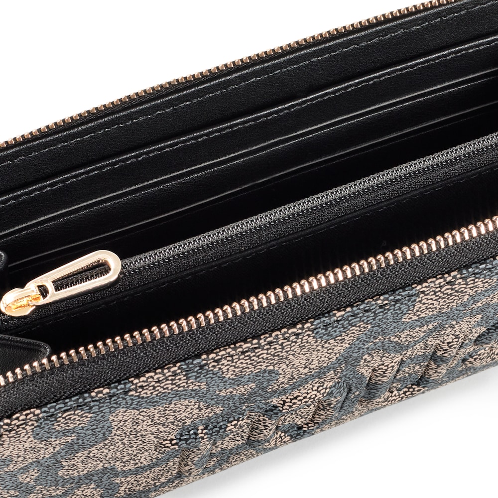 Billetera negra Kaos Icon