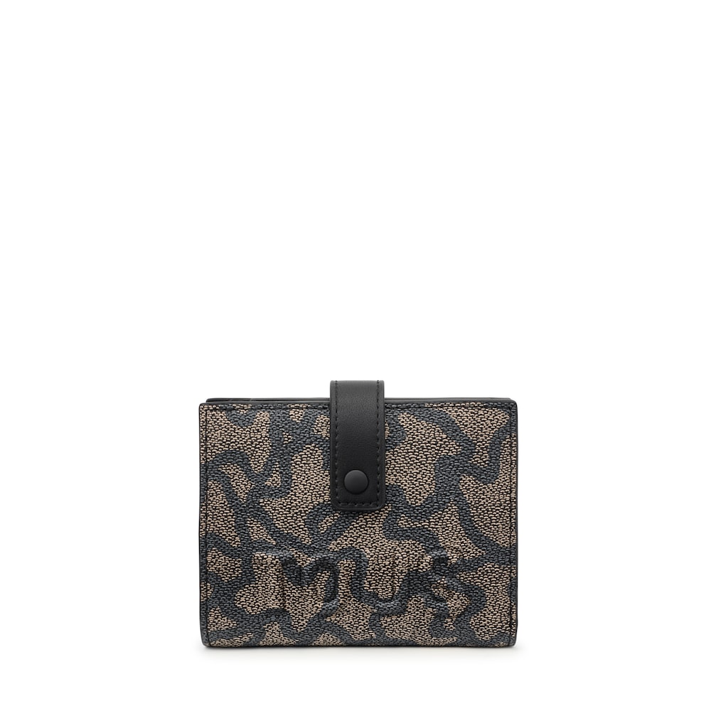 Cartera negra Kaos Icon