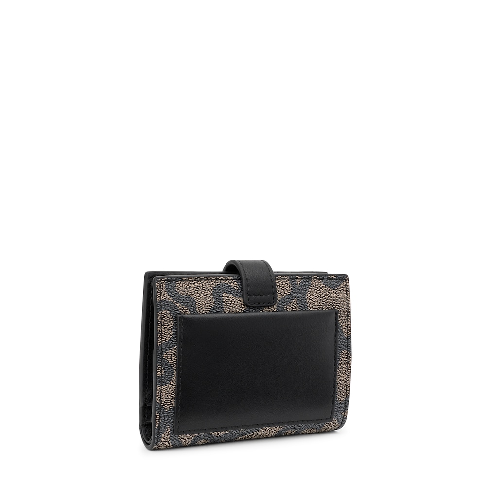 Cartera negra Kaos Icon