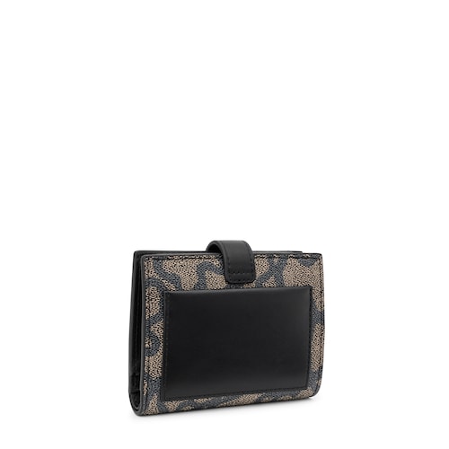 Cartera negra Kaos Icon