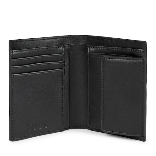 Cartera negra Kaos Icon