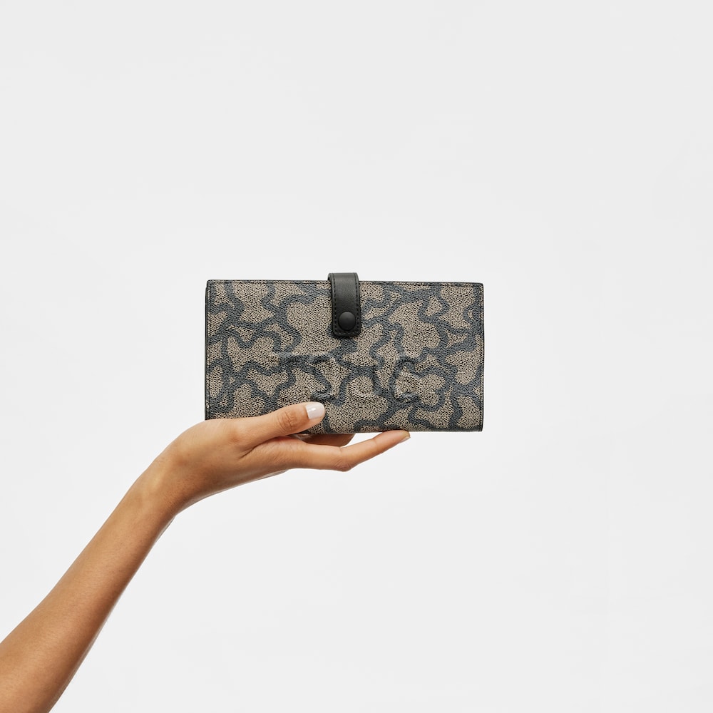 Billetera Pocket negra Kaos Icon