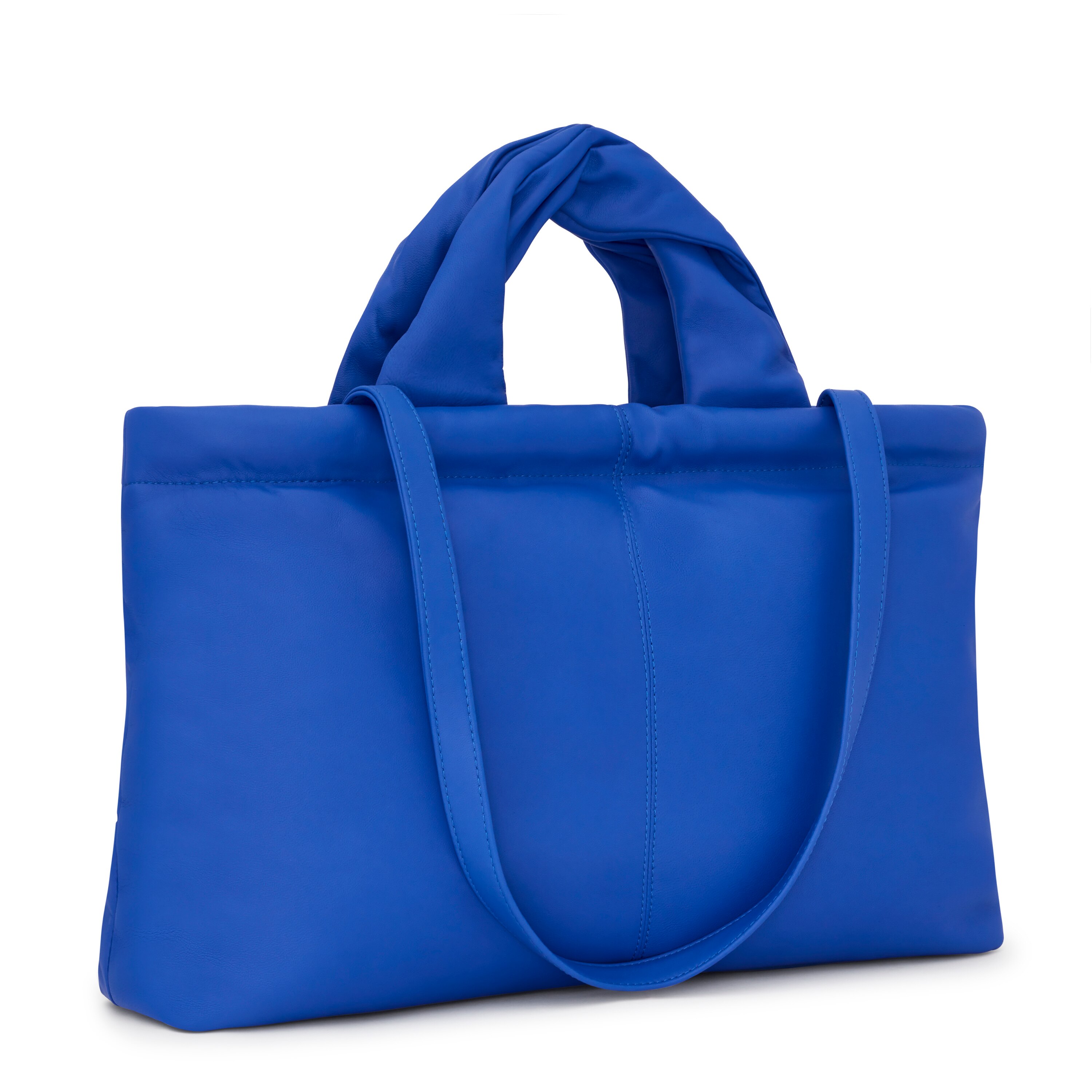 Electric blue leather Shopping bag TOUS Dolsa | TOUS