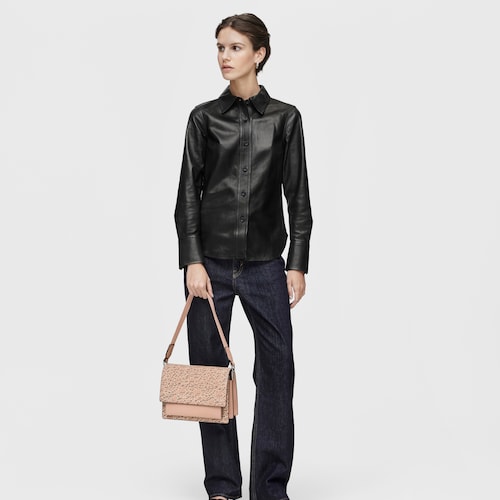 Średnia ciemnoszara torebka przez ramię Audree Kaos Mini Evolution