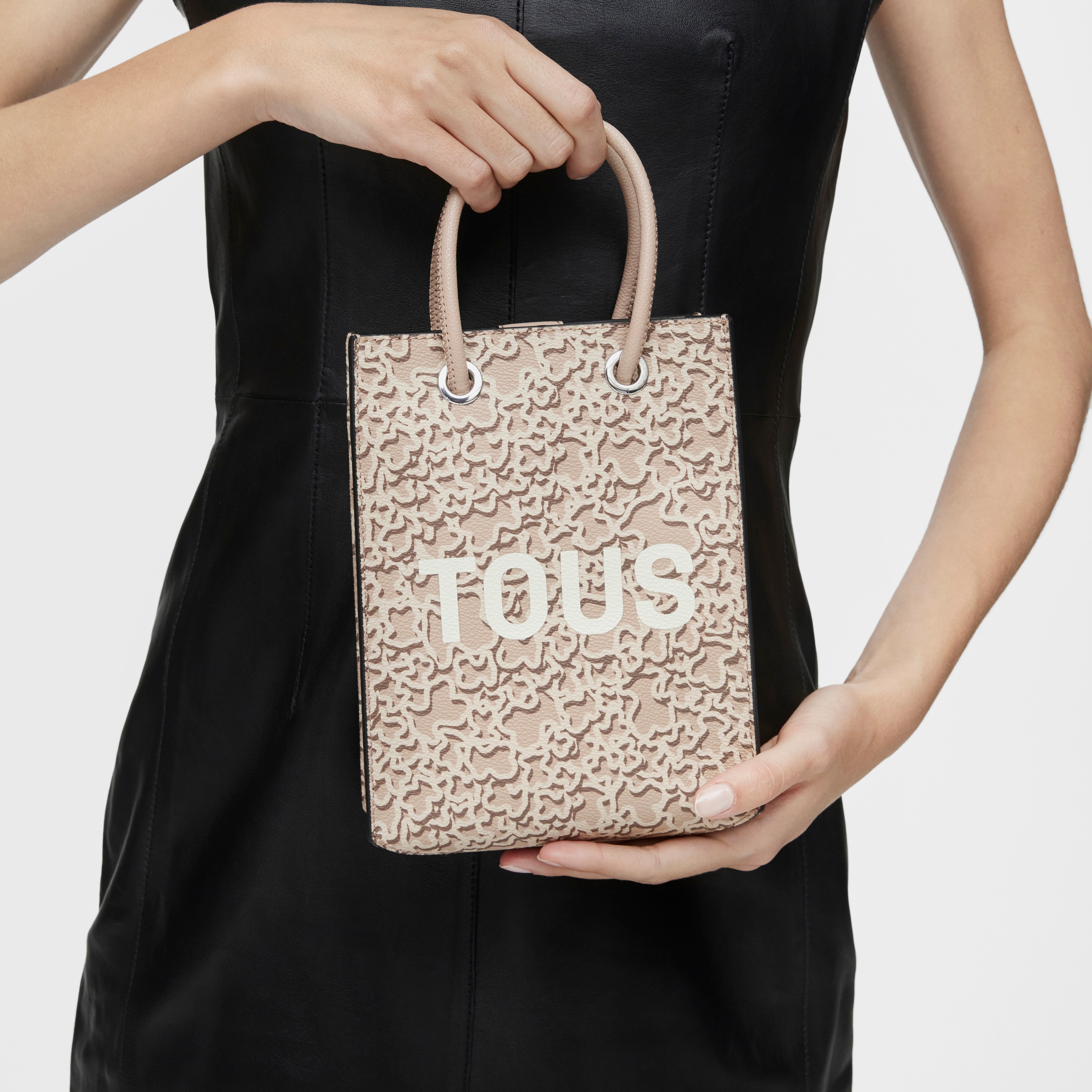 Taupe-colored Pop Minibag Kaos Mini Evolution