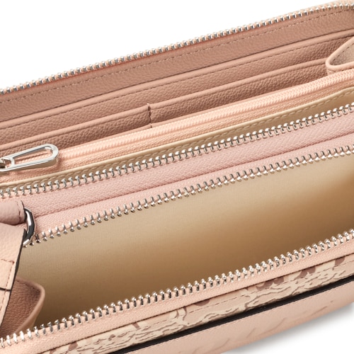 Taupe-colored Wallet-cellphone case Kaos Mini Evolution