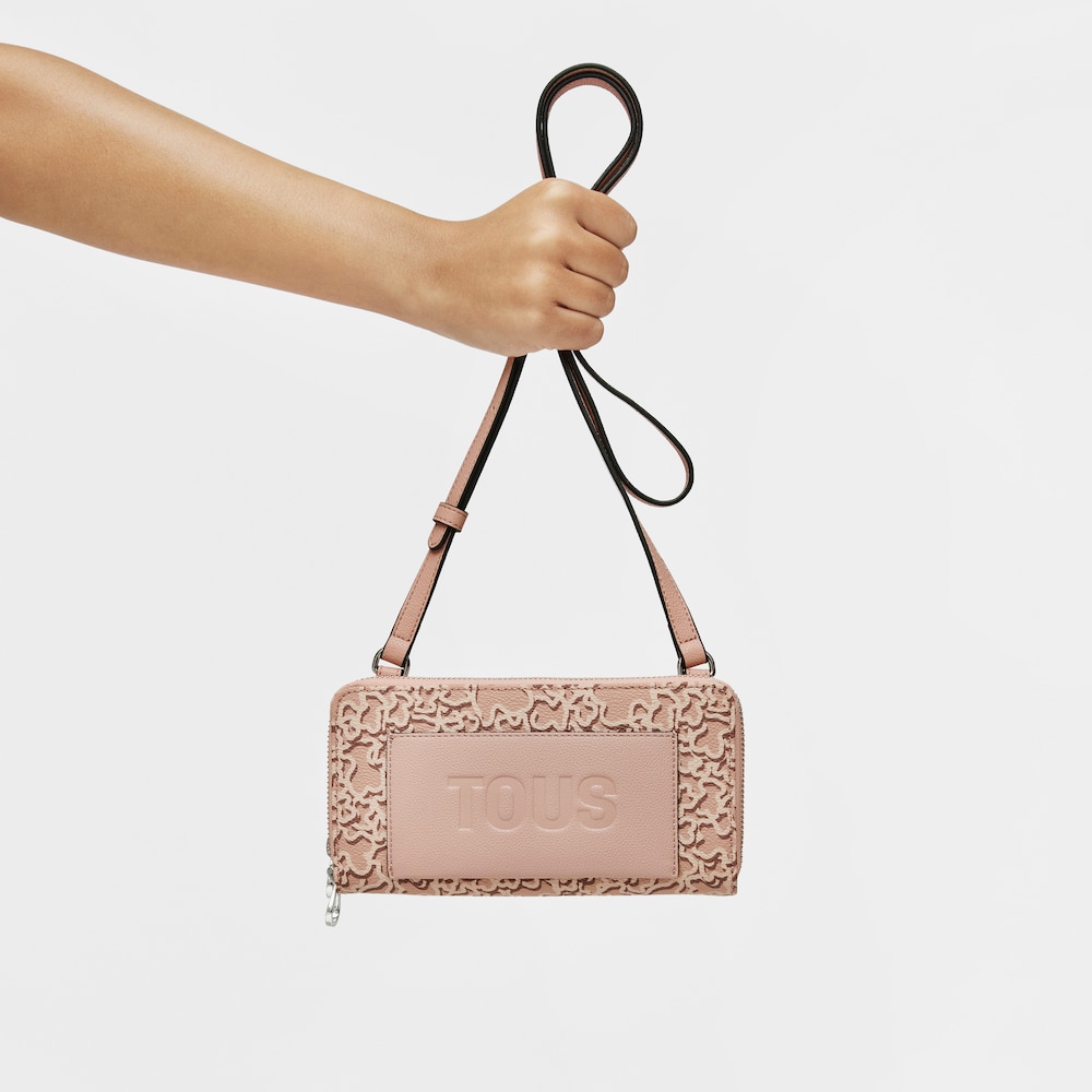 Ciemnoszary portfel-etui na telefon Kaos Mini Evolution