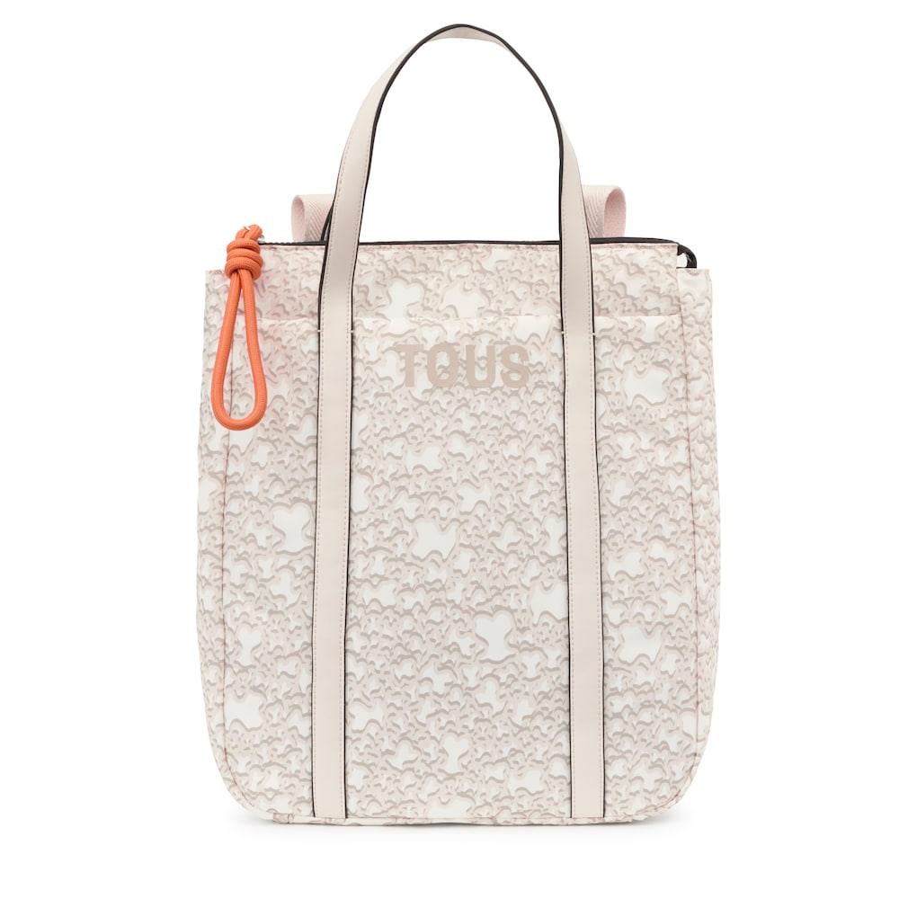 Beige Kaos Mini Evolution Nylon Backpack