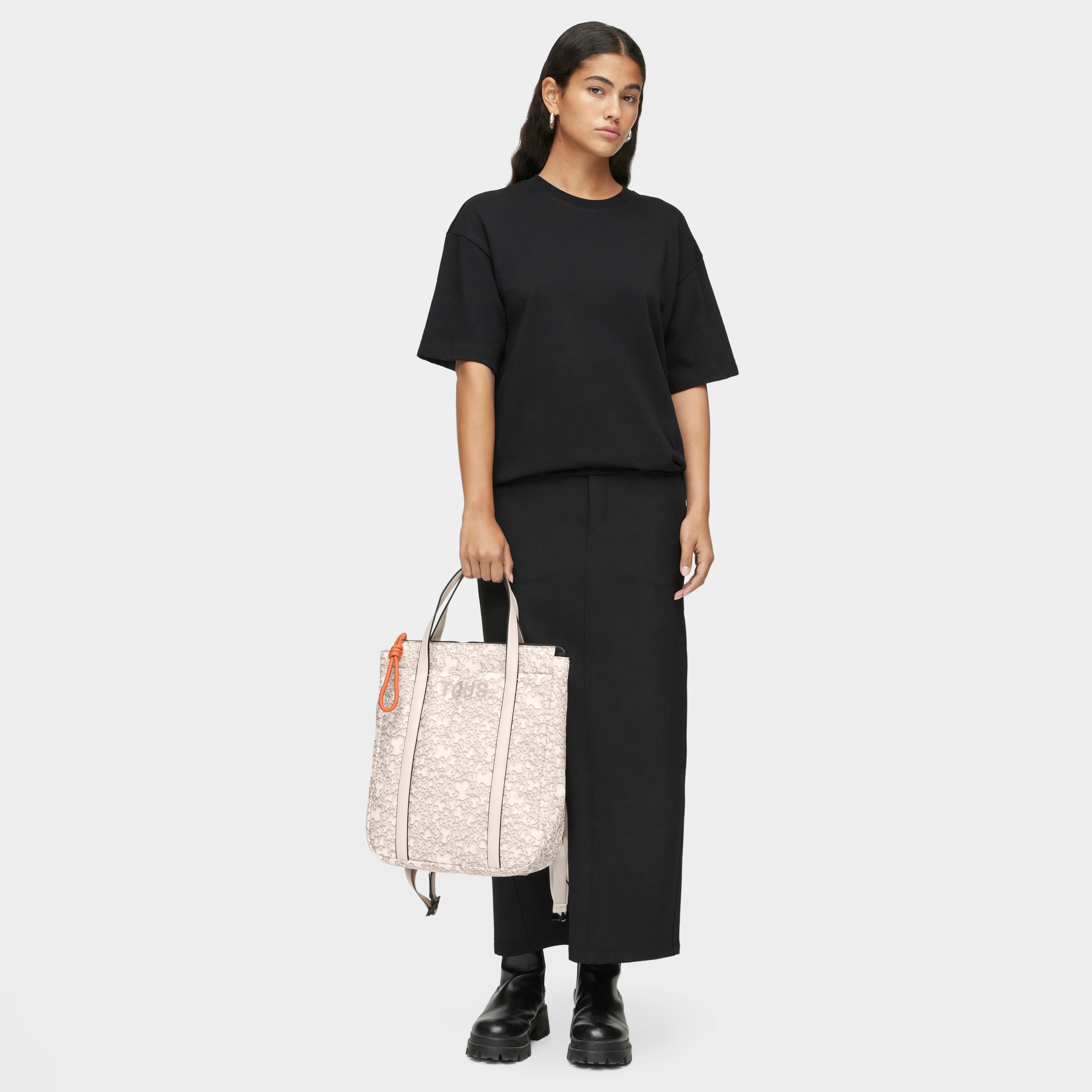 Beige Kaos Mini Evolution Nylon Backpack