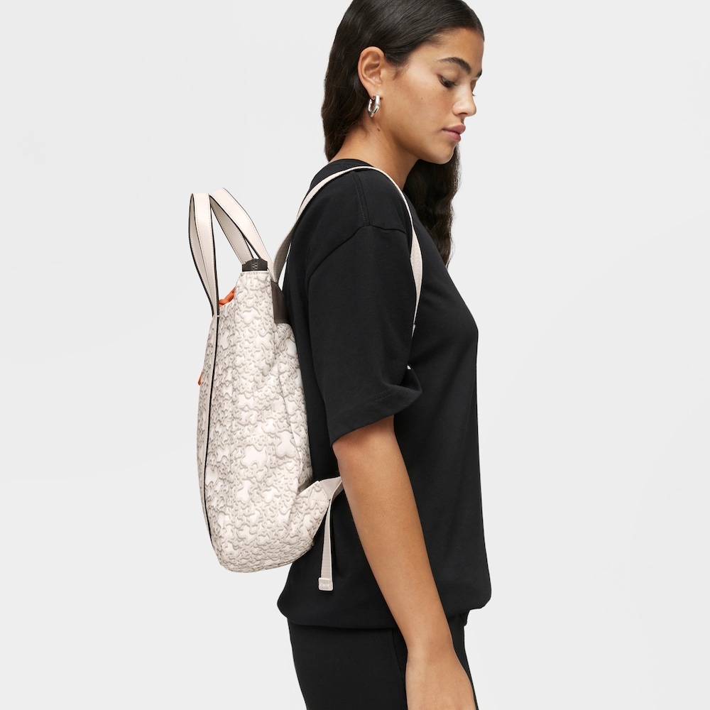 Beige Kaos Mini Evolution Nylon Backpack