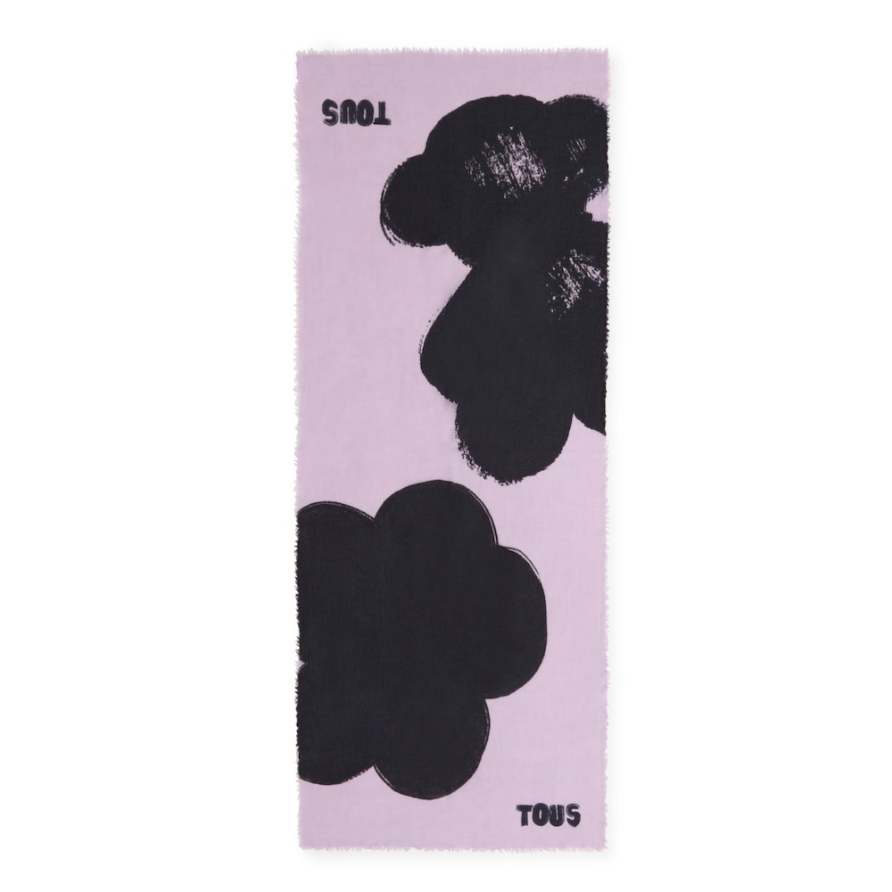 Foulard de lana malva TOUS Gummies image number 1