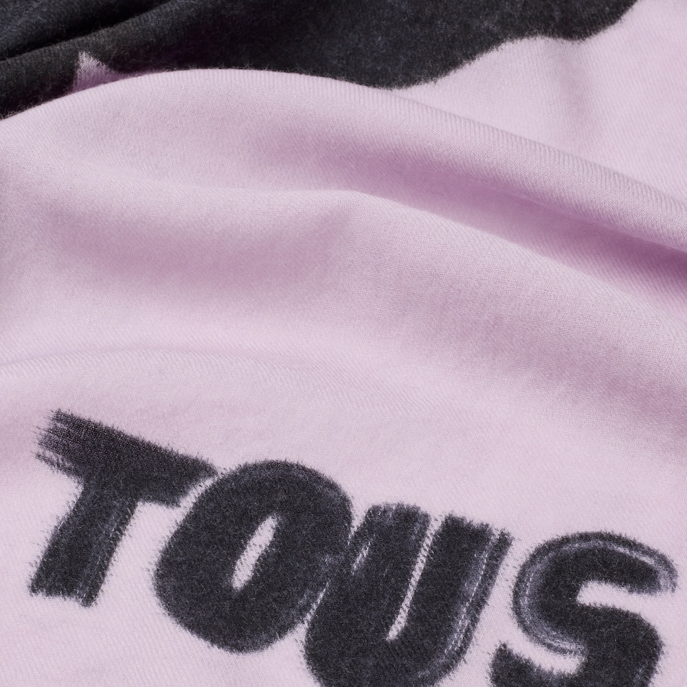Foulard de lana malva TOUS Gummies