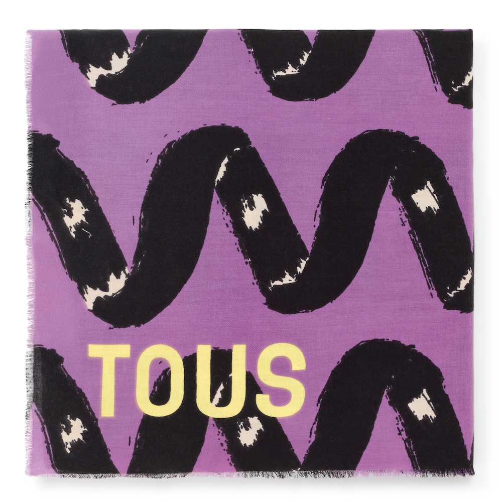 Foulard lila TOUS Fusilli