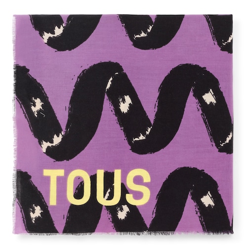 Foulard lila TOUS Fusilli