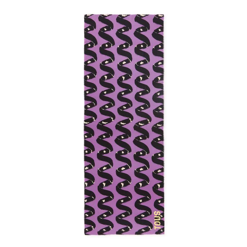 Foulard lila TOUS Fusilli