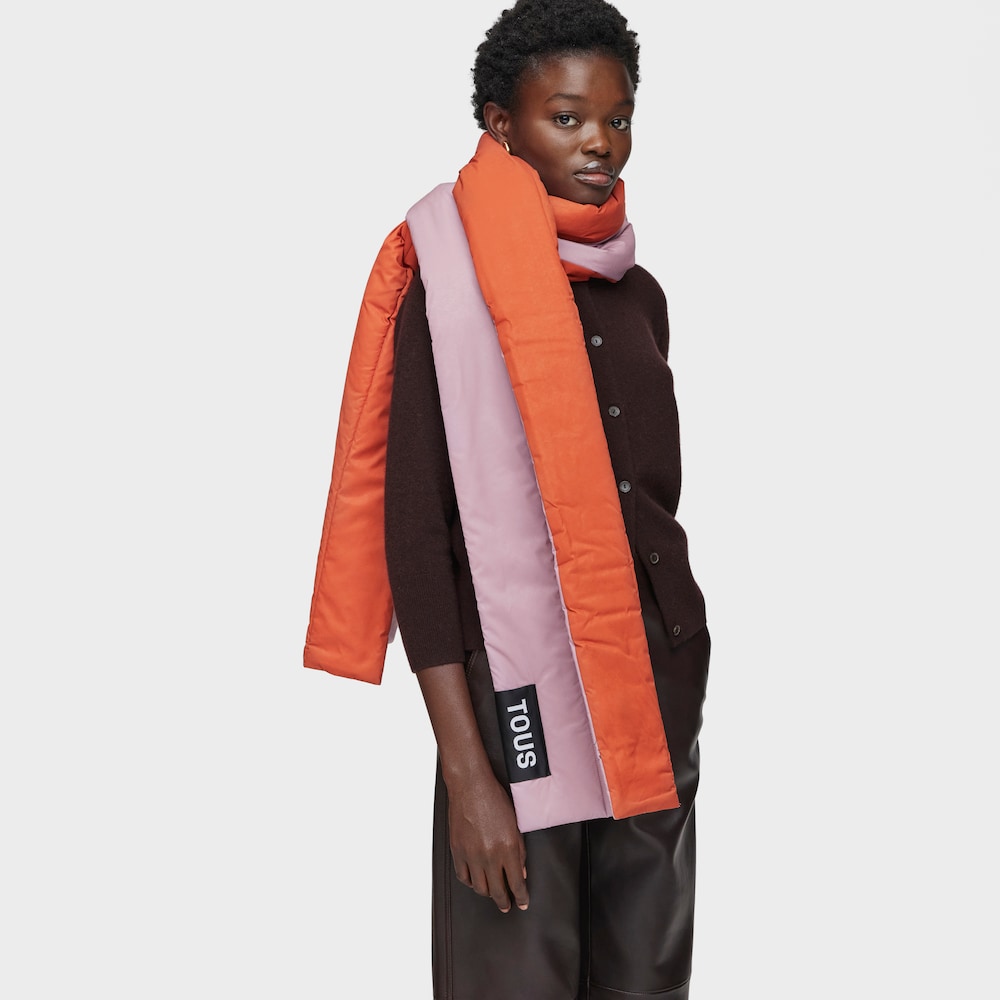 Bufanda rosa y naranja TOUS Pillow
