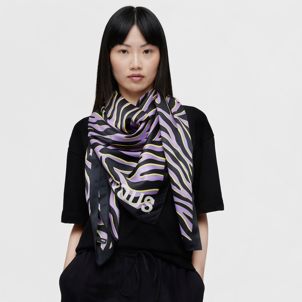 Foulard negro TOUS Zebra