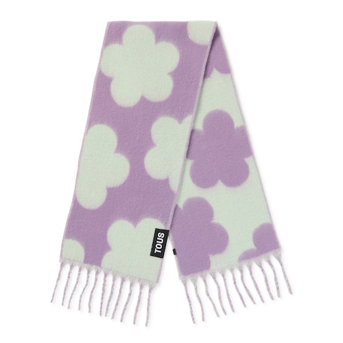 Mint green Muffler TOUS Candy Flowers