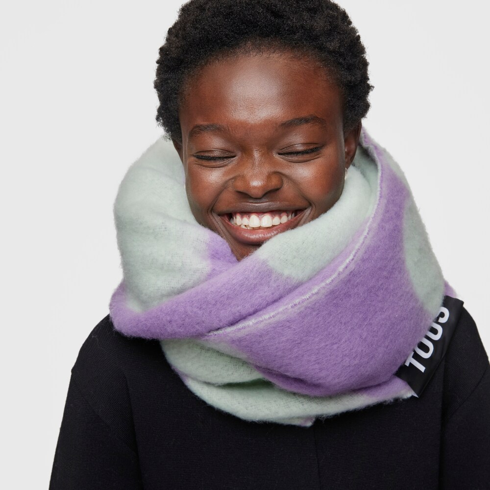 Bufanda menta TOUS Candy Flowers