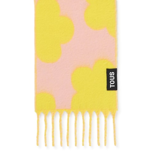 Pink Muffler TOUS Candy Flowers