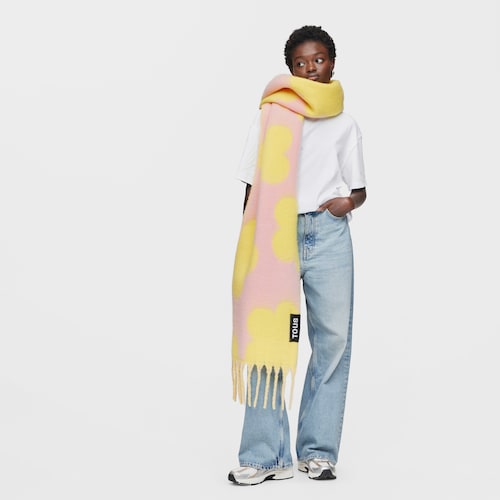 Pink Muffler TOUS Candy Flowers