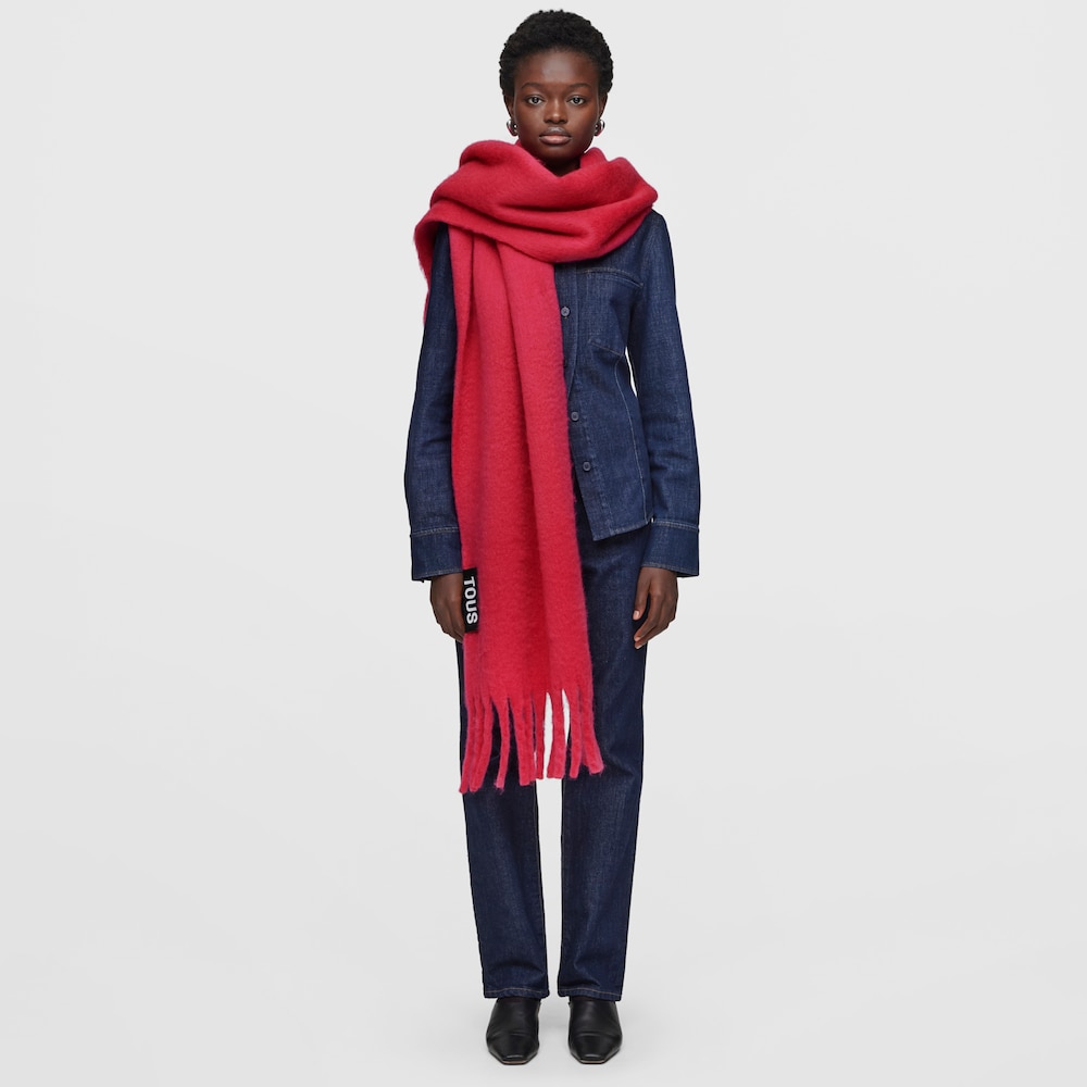 Fuchsia-colored Muffler TOUS Cotton Candy