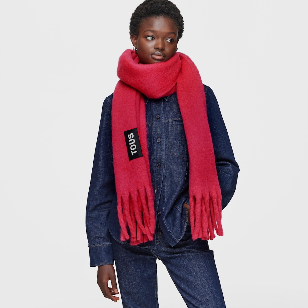 Fuchsia-colored Muffler TOUS Cotton Candy