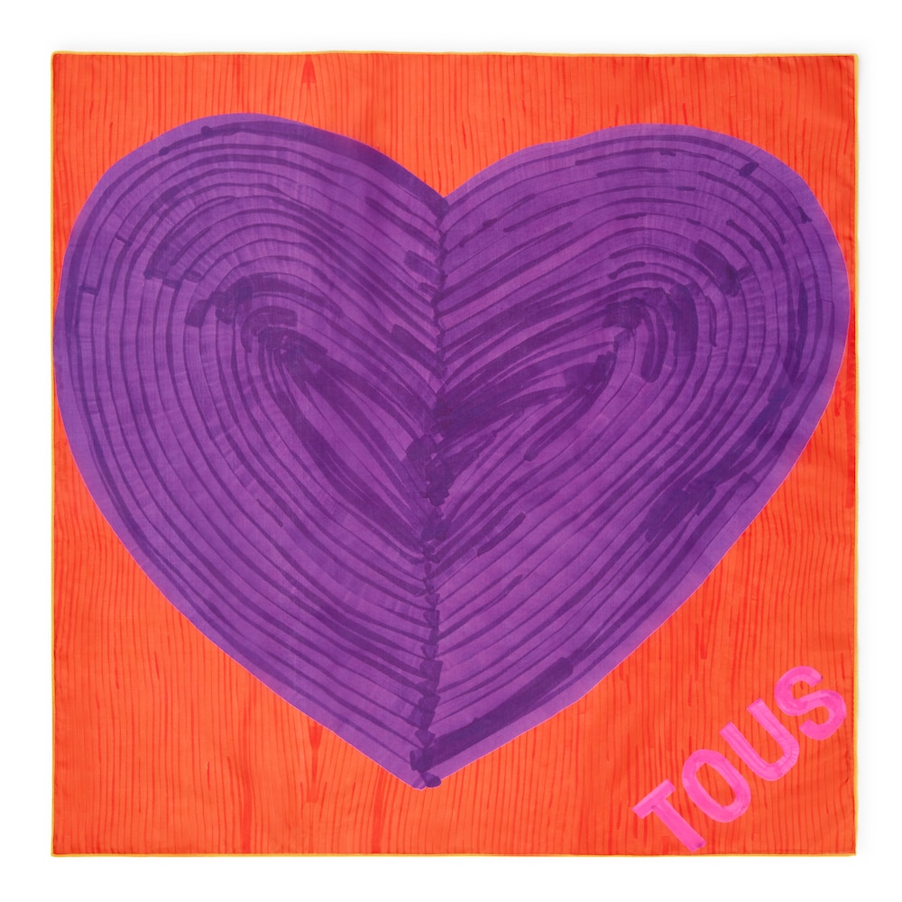 Foulard naranja TOUS Toppings image number 0