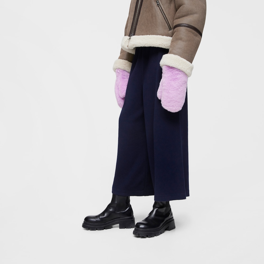 Moufles mauves TOUS Carol Warm