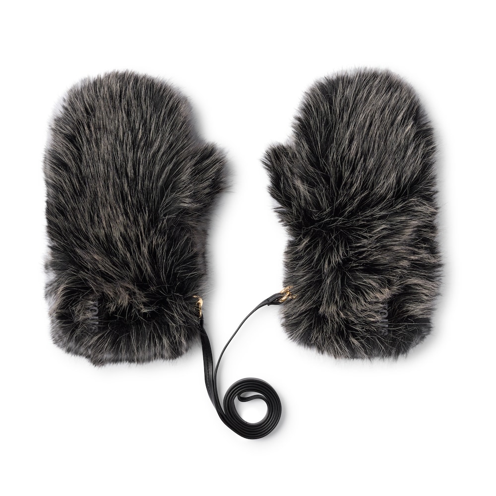 Manoplas negras TOUS Carol Warm