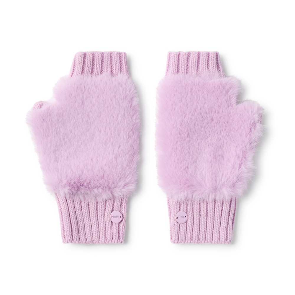 Mitenes malva TOUS Carol Warm