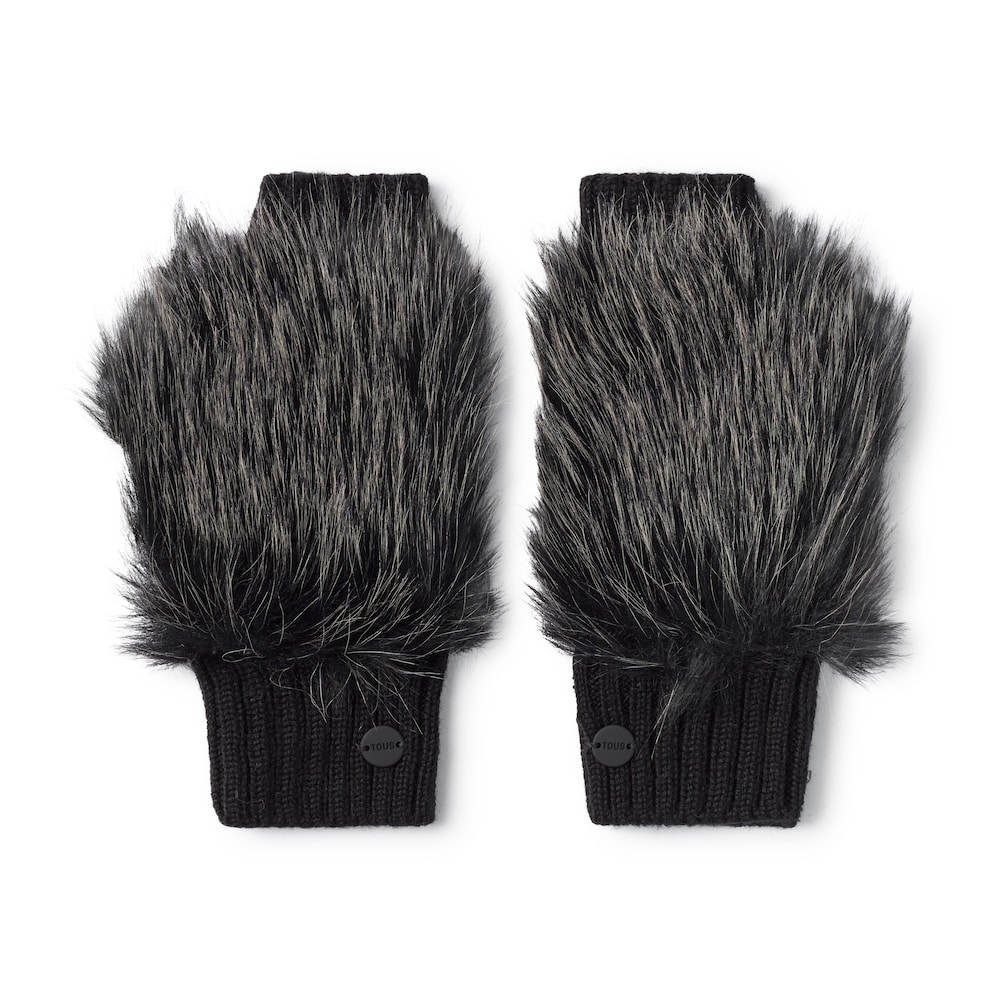 Čern&eacute; Rukavice TOUS Carol Warm