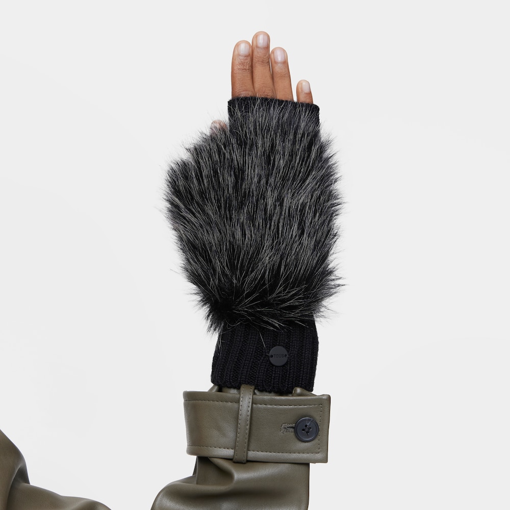 Čern&eacute; Rukavice TOUS Carol Warm