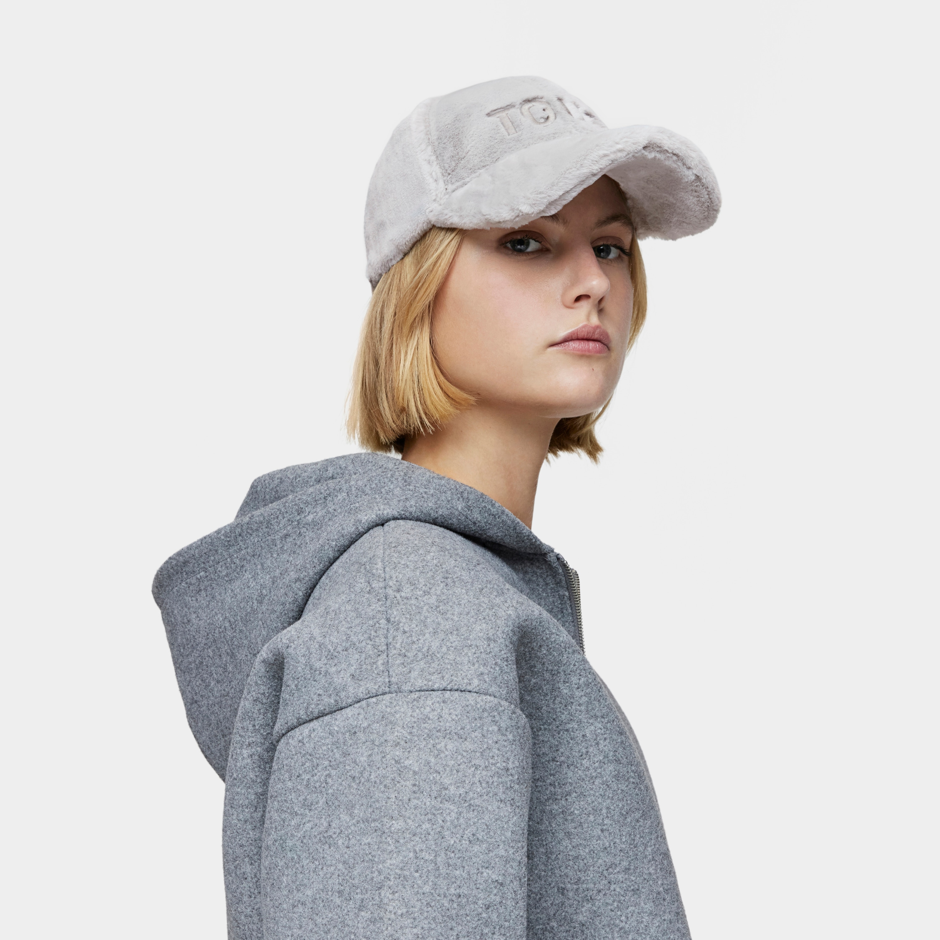 Light gray Cap TOUS Carol Warm