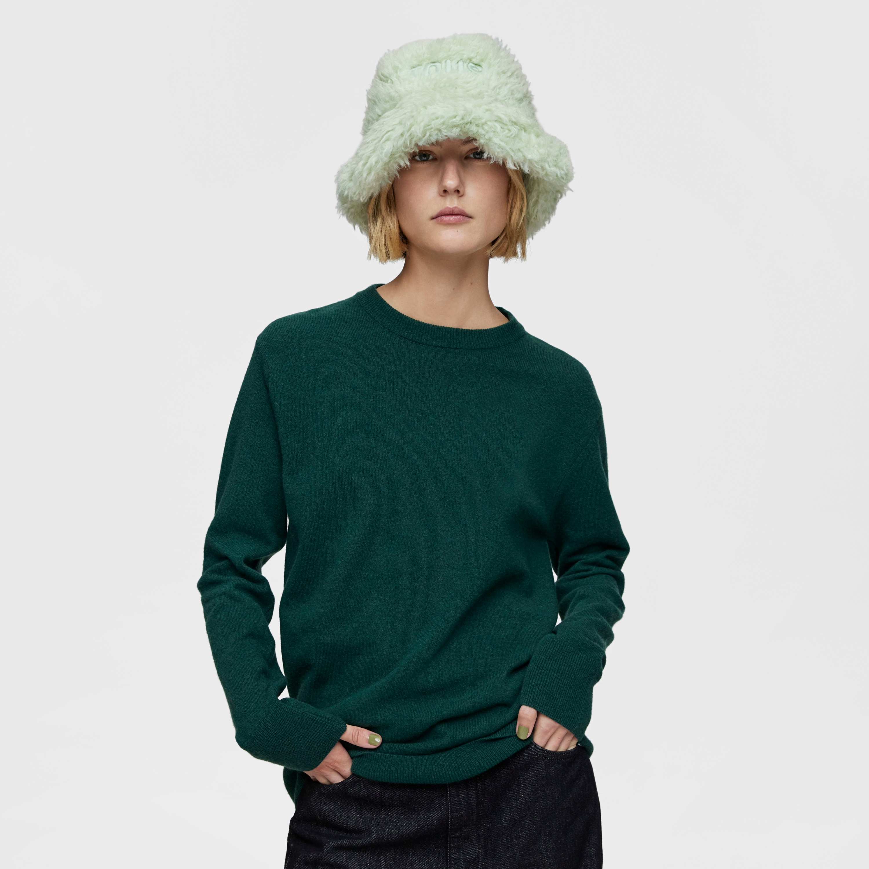Mint green Hat TOUS Carol Warm