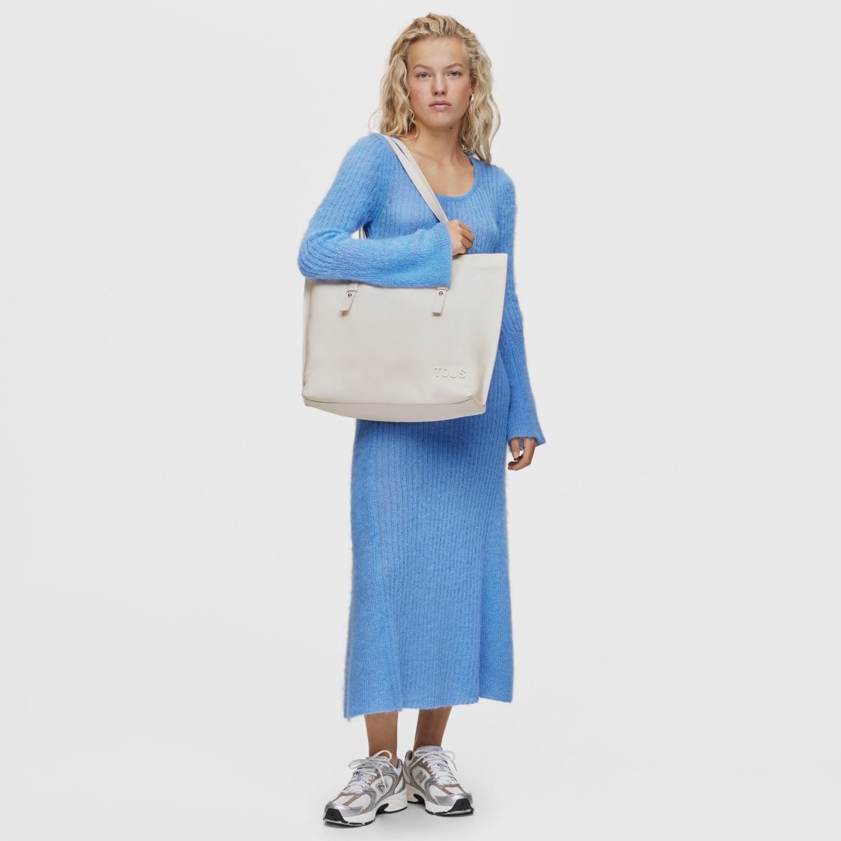 Shopper grande de piel beige TOUS Candy image number 5