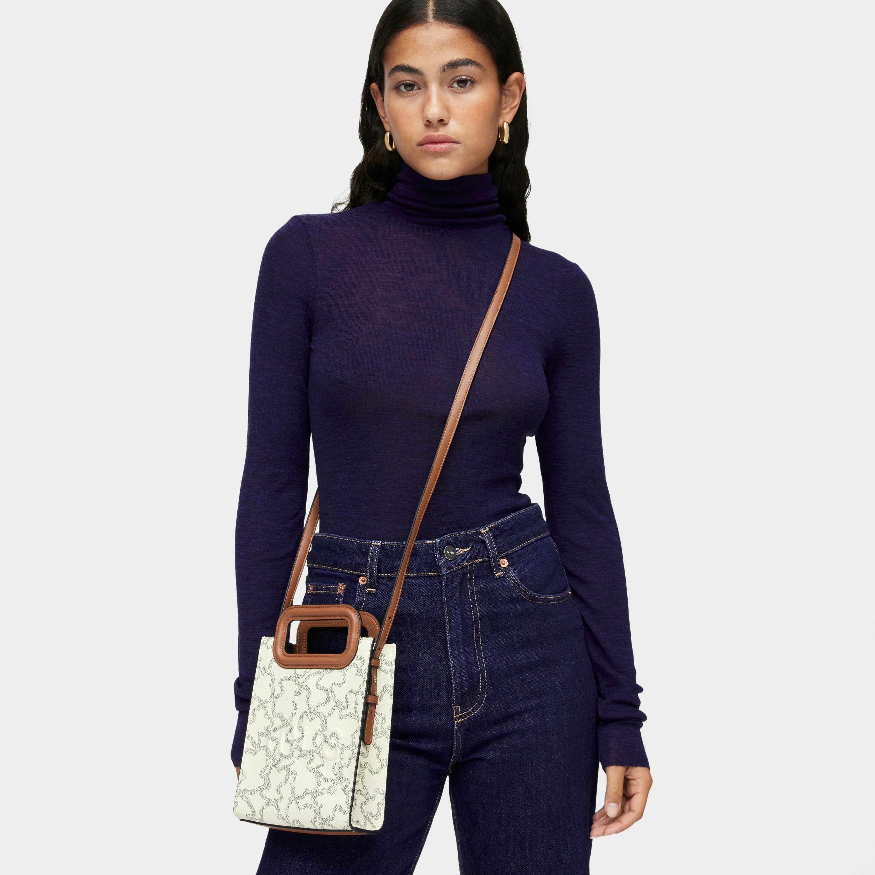 Mini beige Kaos Icon Pop Handbag