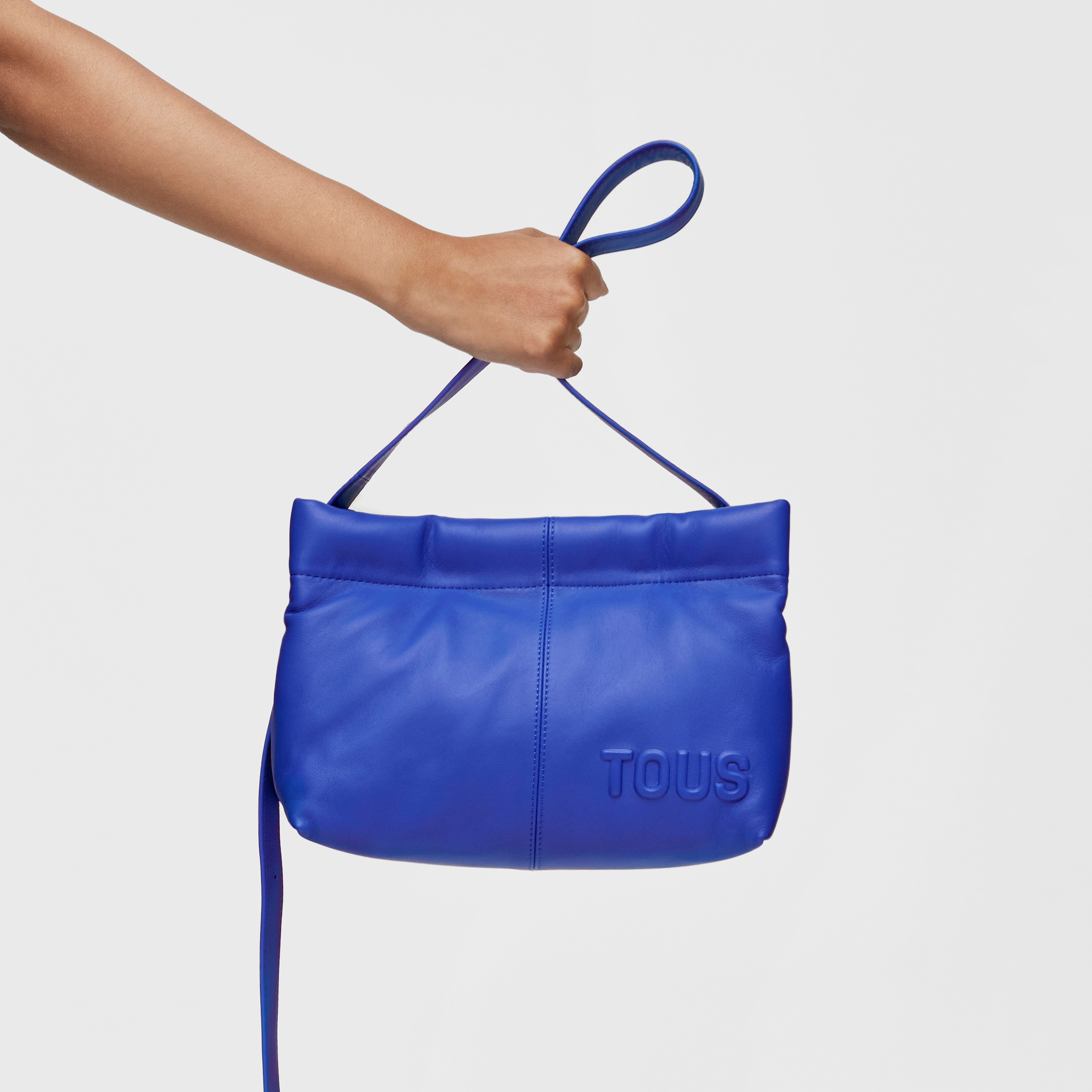 Electric blue leather Crossbody bag TOUS Dolsa