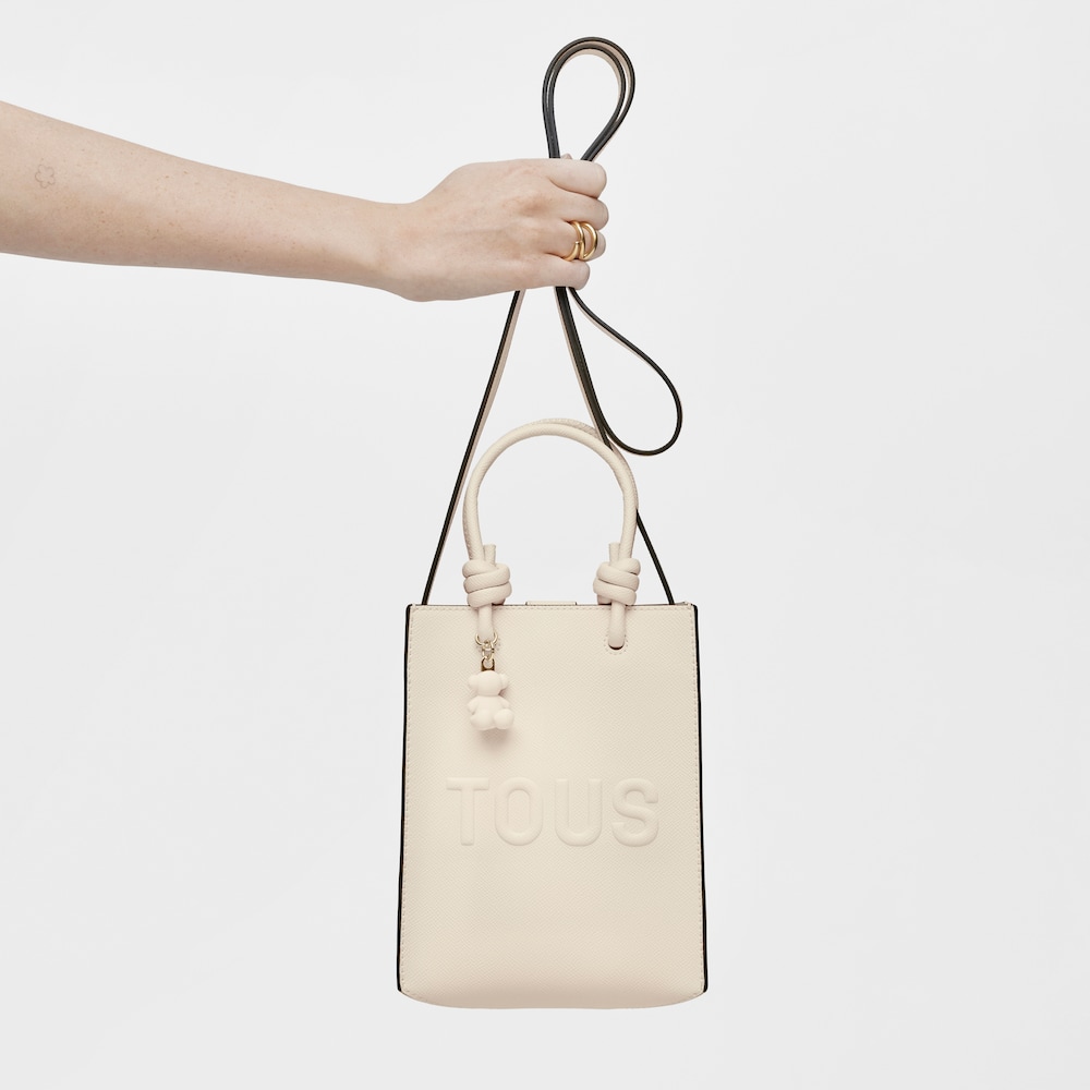 Beige TOUS La Rue New Pop Minibag Beige TOUS La Rue New Pop Minibag