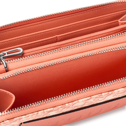 Billetera portamóvil naranja Kaos Mini Evolution