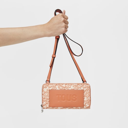 Billetera portamóvil naranja Kaos Mini Evolution