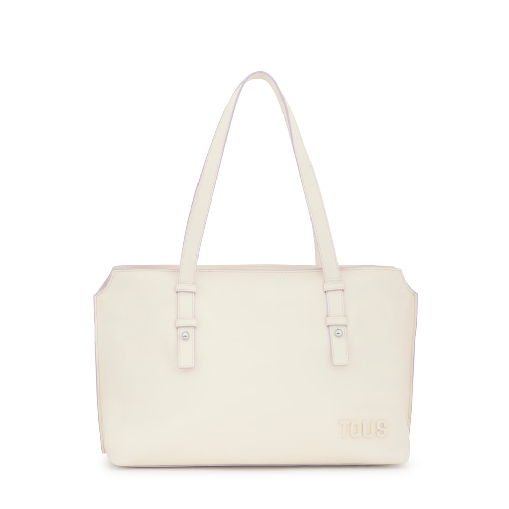 City-Tasche TOUS Candy aus Leder in Beige