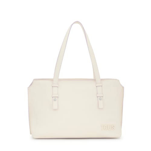 City-Tasche TOUS Candy aus Leder in Beige
