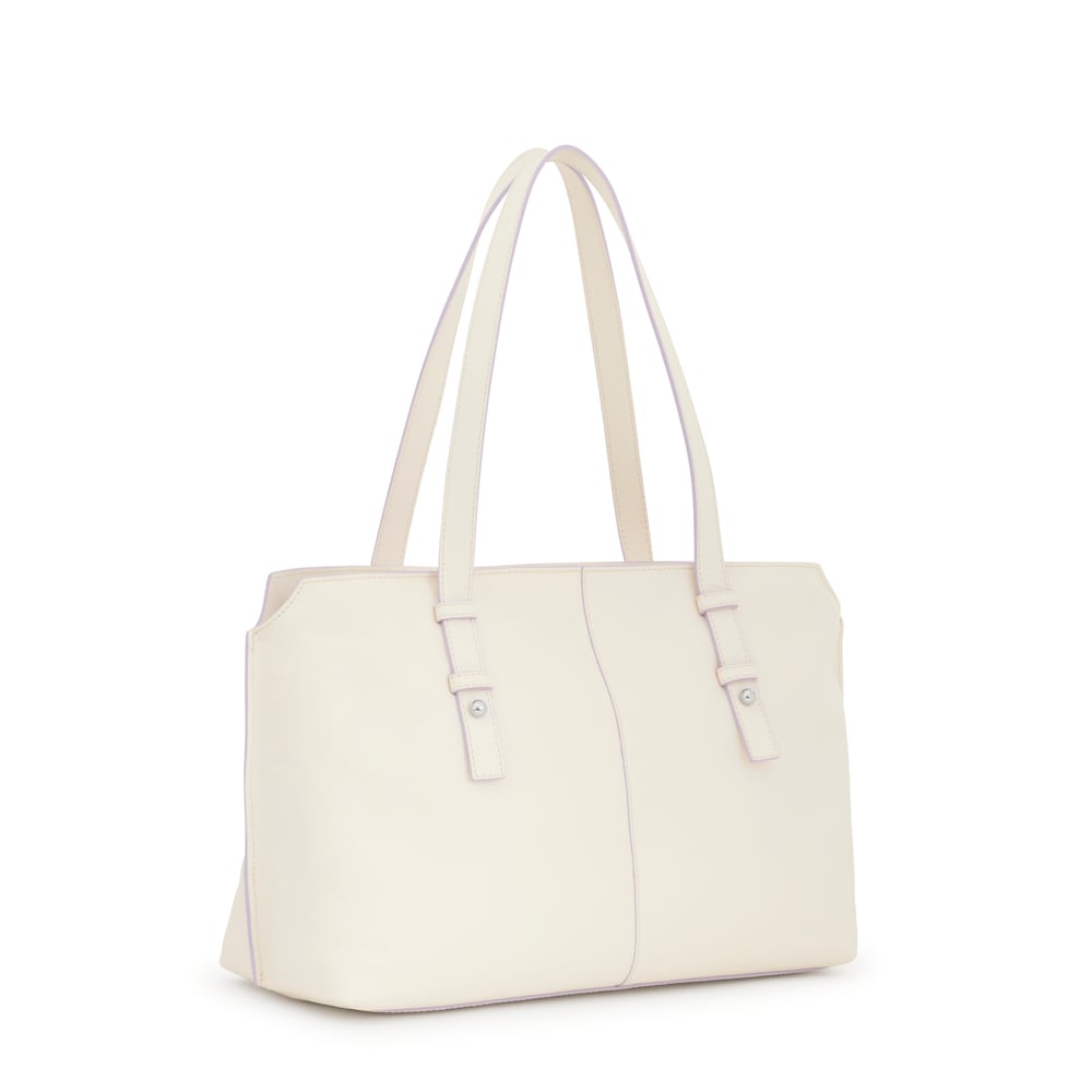 City-Tasche TOUS Candy aus Leder in Beige