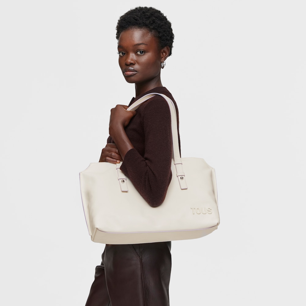 City-Tasche TOUS Candy aus Leder in Beige