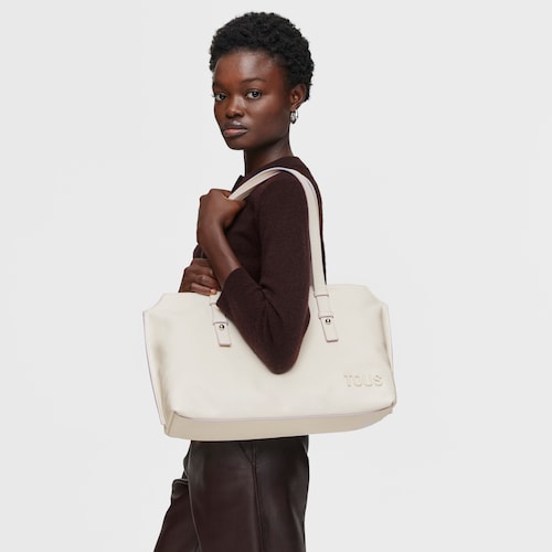 City de piel beige TOUS Candy